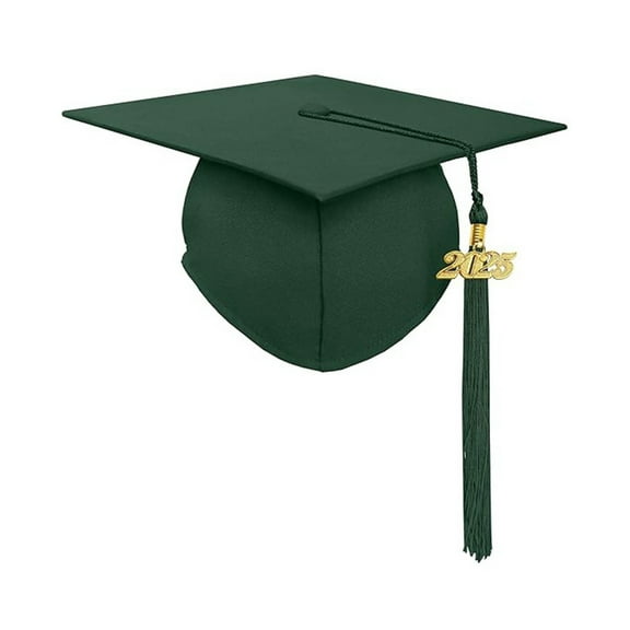 Sylvtty Graduation Cap with 2025 Tassel Unisex Adult Matte Graduation Caps for High School Bachelor Master Ceremonies