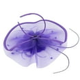 thumbnail image 6 of LEKODE Women's Fascinators Fascinators for Women Fashion Hats for Women Head Piece for Women Ladies Hats Fasteners Hats for Women Tea Party Accessories for Women Purple One Size, 6 of 7