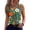 Green, variant on Tank Tops for Women Sleeveless Pleated Tank Top Loose Fit Floral Print Shirt Comfortable Beach Travel Everyday Wear,Red (S)