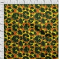 thumbnail image 3 of oneOone Cotton Cambric Yellow Fabric Animal Skin Sewing Material Print Fabric By The Yard 56 Inch Wide-YPS, 3 of 4