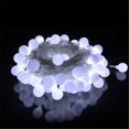 thumbnail image 3 of 10M 100 LED Globe String Lights Warm White/White Ball Fairy for Party Christmas Wedding New Year Indoor&outdoor Decoration, 3 of 5