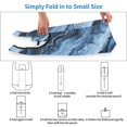 thumbnail image 6 of Shopping Bag 17.5×4.5×15in Crack Resistant Waterproof Super Large Capacity Reusable Extended Handle Can Be Carried Or One Shoulder Slateblue Marble_2, 6 of 8