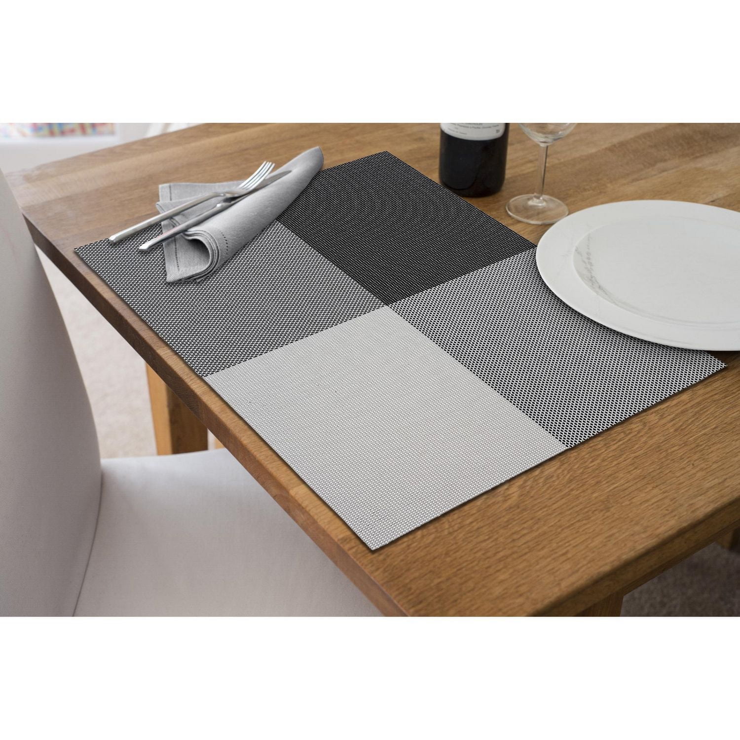 Vinyl Placemat Tempo Black - Set of 12