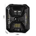 thumbnail image 3 of YHDSYY Big Sale! Three Lights Electronic Rechargeable Lighter, Lighter, Transparent Double Lighter LED Power Display Type-C Rechargeable Lighter Outdoor Windproof Clearance Sales Today Deals Prime, 3 of 8