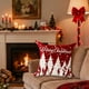thumbnail image 1 of 45cm Christmas Themed Pillowcase Holiday Decoration Sofa Cushion Cover Multiple Patterns Available, 1 of 6