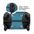 thumbnail image 2 of Susaid Cartoon Whale Print Elastic Washable Suitcase Cover with Hidden Zipper, Fits 18-32 Inch Luggage for Protection During Travel-Small, 2 of 7
