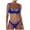 Blue, variant on Thong Bikini Sets for Women 2 Piece Brazilian Swimsuit Teens Bathing Suit Push Up Top Micro Bikinis Swim Suit 2026 Beach Vacation 2026