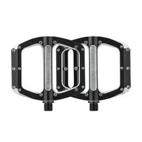Spank Spoon 100 Platform Pedals 9/16" Concave Alloy Body Replaceable Pins Black