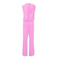 thumbnail image 5 of HHeiK Women's Banquet Dress Jumpsuit Casual Loose Sleeveless Wide Leg Pant Romper Hanging Neck Trousers, 5 of 5