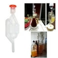 thumbnail image 2 of JIAHAOO 2 Pcs Valve en Plastique pour Sas de Fermentation 17cm 5cm de Large 10mm pour Infusion de Vin Jus de Fruits Joint Réutilisable, 2 of 8