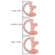 thumbnail image 4 of 3Pairs (S + ) Earplug Earplug De Silicona Earmold Earbold (Izquierda Y Derecha) Para Two- Tube Kit de sonido Talk, 4 of 9