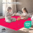thumbnail image 4 of ODIKA 6'x9' Machine Washable Non-Slip Area Rug, Award Night Pathway Glamorous Celebrity Entrance Boulevard High Traffic Rug with Pad, Red, 731315, 4 of 8