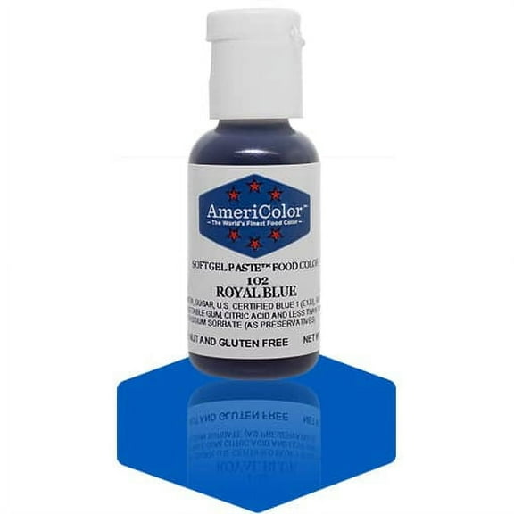 AmeriColor, Soft Gel Paste Food Color, Royal Blue .75 oz