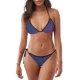 thumbnail image 1 of Fotbe Violet Glitter Traje de Baño para Mujer de Dos Piezas – Bikini Sexy de Tirantes Tipo Halter con Diseño Triangular, 1 of 6