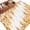 Orange, variant on Yellow Wisteria Area Rugs 8'x10', Washable Small Throw Rugs for Living Room Patio, Sprinng Summer Pastoral Botanical Indoor Outdoor Rug Non-Slip Low Pile Carpet Runner Reversible Floor Mats