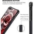 thumbnail image 3 of Case Compatible with iPhone 8 Plus, Cover for Girls Women, Red Rlower Fantasy Rose, 3 of 5