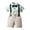 Tuxedo Outfits08 Green, variant on Kaprioy Boys Summer Outfits Baby Boys Dress Clothes Formal Suit Set Short Sleeve Romper Suspenders Shorts Pants Bowtie Wedding Tuxedo Outfits