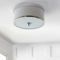 thumbnail image 4 of JONATHAN Y David 15" Metal LED Flush Mount, Chrome/White, JYL9032A, 4 of 6