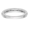 thumbnail image 5 of 14k White Gold Round Diamond Wedding Band Milgrain Edge Anniversary Ring 1/6 Ct., 5 of 7