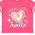 thumbnail image 4 of Inktastic Daddy's Little Sweetie with Pink Heart Cookie Boys or Girls Toddler T-Shirt, 4 of 5