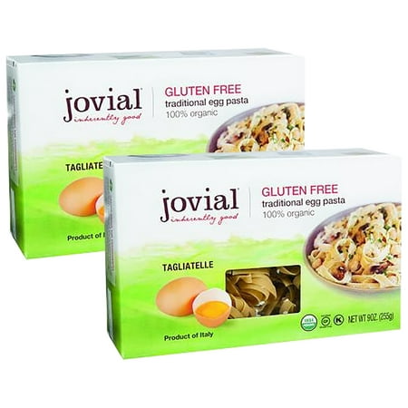 (2 Pack) Jovial Gluten Free Organic Egg Tagliatelle, 9