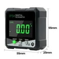thumbnail image 2 of Buscador de ángulos digital, transportador/medidor de ángulos con pantalla LCD, inclinómetro con imán, medición de ángulos digital, 2 of 4