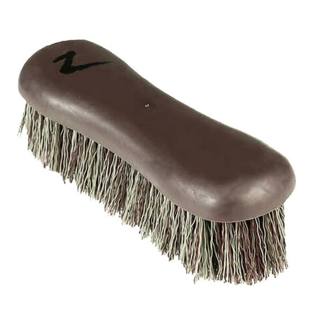 UPC: 6438076336862 | 96HZ Horze Western Horse Soft Grip Dandy Brush Short Bristle Brown