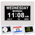 thumbnail image 1 of Reloj DST AINTTIME con día y fecha para personas mayores con 3 pantallas, 1 of 6