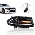 thumbnail image 2 of PIT66 Headlight Assembly Fit for 2015-2021 Dodge Charger Headlamp Right Passenger Side, 2 of 10
