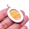 thumbnail image 2 of Bumble Bee Jasper -Indonesia 925 Sterling Silver Bali Pendant 1.95", Yellow Bumble Bee Jasper Pendant P_8032_327_43, New Year Sale, Valentin's Day Gif, 2 of 4