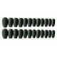 thumbnail image 1 of 24Pcs Bailarina Pure Color Matte Coffin Nails Cubierta completa Medium False Gel Frosted Press on Irfora cinta de dedo, 1 of 4