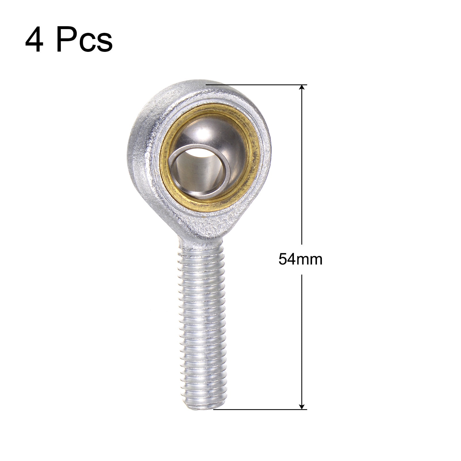 Unique Bargains Male Rod End Right Hand Thread Self-Lubricating Joint Rod Ends 54mm