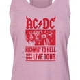 thumbnail image 3 of ACDC - Highway To Hell Poster Style - Women's Racerback Tank Top, 3 of 5