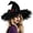 Black, variant on Enchanting Gothic Witch Hat for Cosplay and Halloween Parties – Elegant Dark Halloween Accessory for Men and Adults in Play, Black, One Size