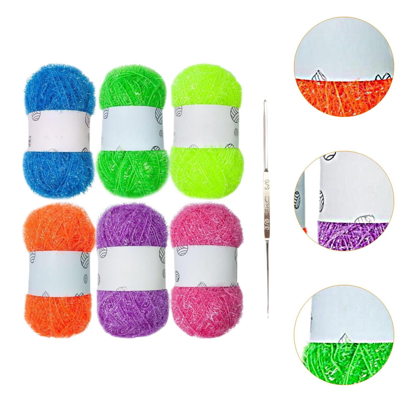 balikha Yarn Dishcloth Thread Comfortable Washable Easy Carrying Hand Crocheted Yarn for Tableware Scrubbing Cloths Men Women Type D