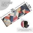 thumbnail image 5 of Yayeee Runner Rug for Bedroom 2'x6' Machine Washable Hallway Non Slip Mat, Geometric Pattern, 5 of 8