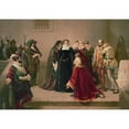 thumbnail image 2 of Wesney 18x14 Gold Ornate Wood Frame and Double Matted Museum Art Print Titled - Last Moments of Mary, Queen of Scots (1877), 2 of 4