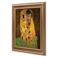 thumbnail image 2 of DecorArts - The Kiss, by Gustav Klimt. Giclee Print& Museum Quality Framed Art for Wall Decor. 16x20", Frame size: 22x26", 2 of 7