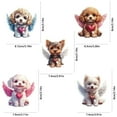thumbnail image 3 of Yunuuuoa Cute L Doll Pendant Car Rearview Mirror Charm Backpack Keychain Decoration, Durable Soft Plush Hanging Ornament Accessories for Car Interior Home Decor, Kawaii Stuffed Animal Toy Gift, 3 of 8