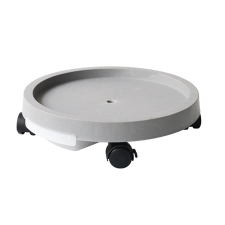Gemdeck 15.4  Plant Caddy Rolling Plant Stand with Wheels Gray