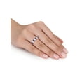 thumbnail image 6 of Everly Women's Sapphire 14k White Gold Ring, 6 of 7