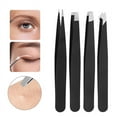 thumbnail image 6 of Eyebrow Tweezers Stainless Steel Precision Hair Plucker for Women Multi-Purpose Facial Hair Removal Tool with Four Different Shaped Tweezers for Ingrown Hair Bikini Line and Fine Hair Grooming, 6 of 6