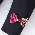 thumbnail image 7 of Popshion Toddler Girls Leopard Print Sweatshirt Top With pockets and Bow Leggings Set 4-5T, 7 of 7