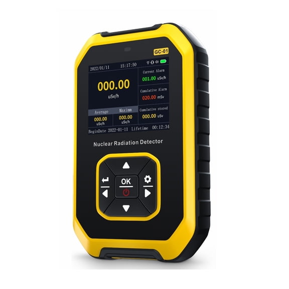 GC-01 Nuclear Radiation Detector GM Geiger Counter EMF Meter Radiation Tester X   Rays Real Time Moniting Radiation Dosimeter ,Precise Measurement