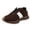 Brown, variant on Women's Retro Platform Sneakers, Gum Sole Adjustable Lace Up Tennis Shoes, Lightweight Comfort Travel Outdoor Daily Walking Shoes Blue