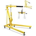 thumbnail image 1 of AKDSteel Grue Hydraulique Pliante 2 Tonnes, 4400 lbs avec Ramasse-Miettes Réglable et Six Roulettes Pivotantes 360° pour Garage Ou Atelier, 1 of 6