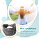 thumbnail image 3 of Minnieouse Diadema Bohemio Deportes Banda para el sudor Pañuelo de ala ancha Accesorios Yoga Accesorio para el cabello ola negro, 3 of 6
