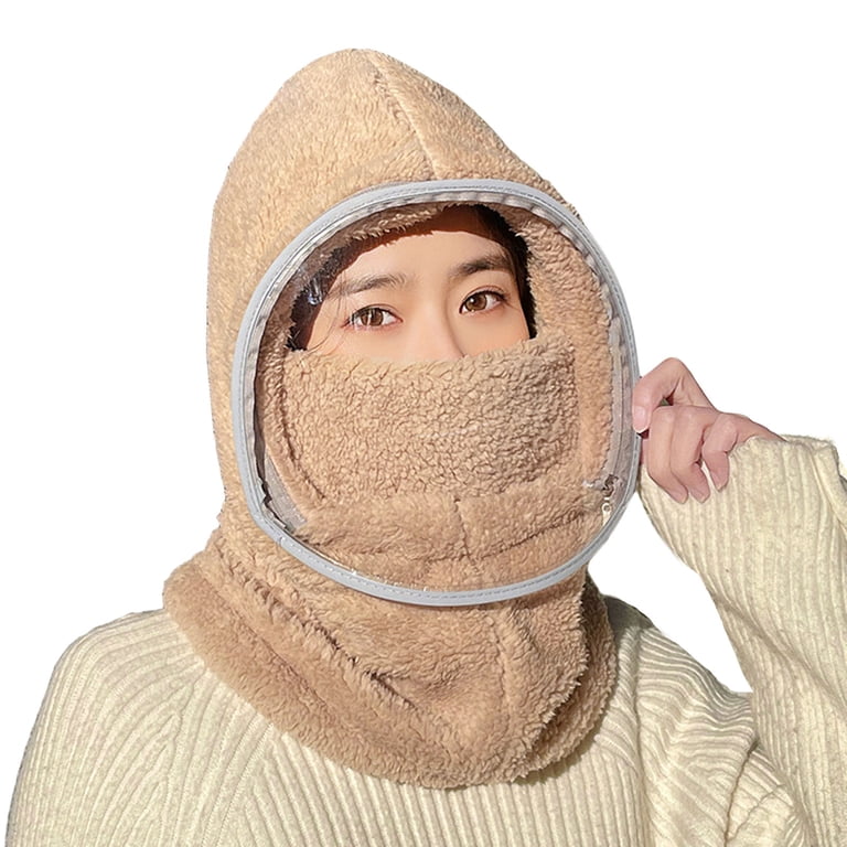 Women\'s Balaclava Winter Face Mask Cover Hat Cap Scarf Anna-Kaci Winter Fleece Face Mask Balaclava Warm Neck Face  main image 4