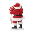 thumbnail image 3 of Department 56 Possible Dreams Santa Claus Good to Go Christmas Multicolor Figurine 11in H, 3 of 4