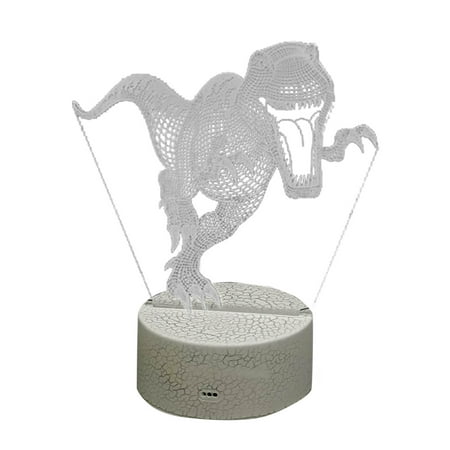 

Night Lights Household Remote-Controlled Dinosaur Decorations 16 Holiday Touchable Colors Home Decor